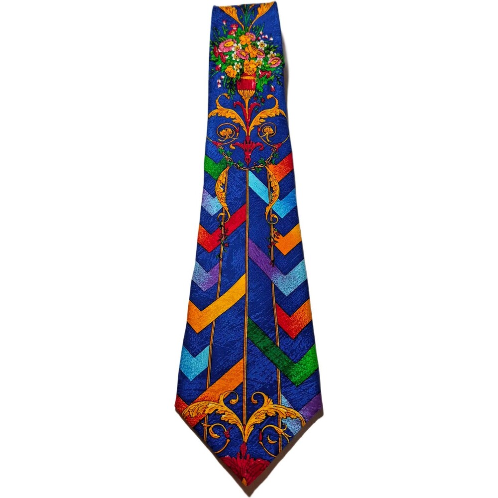Rush Limbaugh No Boundaries Men's Tie Silk Fancy Designer Floral Statement Tie